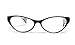 Calabria Emily Designer Reading Glasses in Blue & Black Plaid ; +2.00