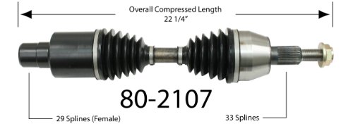 Empi 80-2107 CV Joint Half-Shaft Assembly On Sale
