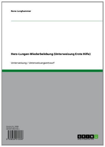 Herz-Lungen-Wiederbelebung (Unterweisung Erste Hilfe) (German Edition)