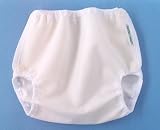Mother-Ease One-Size Cloth Diaper Cover (Large (27-35 lbs), White)