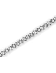 14K White Gold Diamond Bracelet