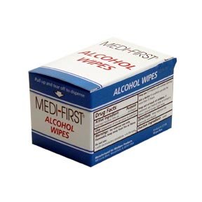 cheap Antiseptic Alcohol Wipe Towelettes Medifirst 50/box