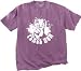 Peace Now Retro Pigment Dyed Classic Style T-shirt - Plumb Color