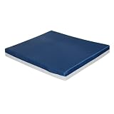 Drive Medical General Use 2" Gel "E" Wheelchair Seat Cushion, Dark Blue, 18" x 16" x 2"