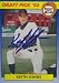 Keith Johns, St. Louis Cardinals, 1992 Front Row Draft Pick Autographed Card