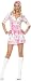Retro Vintage Dress Sexy Adult Halloween Costume 60s 70s Go Go Dancer Disco Bohemian Hippie Outfit