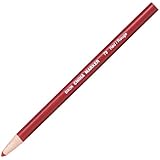 Dixon Phano Peel-Off China Marker Pencils, Red, 12-Count (00079)