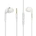 Samsung OEM 3.5mm Tangle Free Stereo Headset with Microphone, Call Answer/End Button and Volume Controls for Samsung Galaxy S7 S6 S5 S4 S3 (Bulk Packaging)