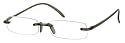 Sunoptic R69 Grey Memo Flex Reading Glasses - Strength +1.50 Incl. 
Case