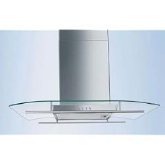 Design Inselhaube mit Glasteil GS9002