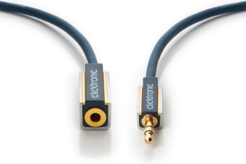 Clicktronic Advanced MP3 audio extension (3.5 mm stereo jack / 3.5 mm stereo socket) 1.5 m