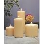 3x3 Pillar Candle (Ivory Unscented) - 3x3-Unscented