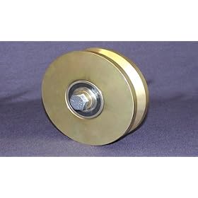 PACH SOLID STEEL V-GROOVE WHEELS - 6 Diameter - part # VGWSS-2 (1 per package) by Aegis
