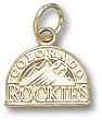 Colorado Rockies Club Logo 5/16" Charm/Pendant -14K/10K, Stainless Steel or Gold Plated