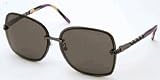 MISSONI SUNGLASSES DESIGNER FASHION AUTHENTIC WOMENS SHINY DARK RUTHENIUM|PURPLE FRAME|SMOKE LENS 2011 MODEL MI677 04