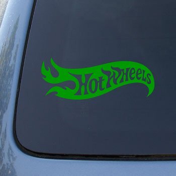 HOT WHEELS - Vinyl Decal Sticker #A1454 | Vinyl Color: Green