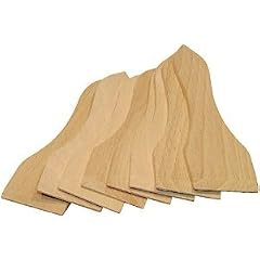 8 Raclette-Schaber / Schieber / Spachtel aus Buchen - Holz