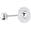 Surgical Steel Circle Ball Barbell Tongue Ring