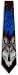 Men's Wolf Jewish Neck Tie Black