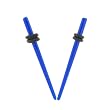 Acrylic Neon Taper - Blue - 14G - Sold as a Pair
