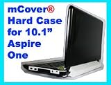 mCover® BLACK Hard Shell Case for Acer Aspire One 10.1 AOD150 Netbook - Compatible with 3/6/9-cell battery