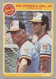 1985 Fleer Cal Ripken Jr./Sr. Baseball Card #641 - Shipped In Protective Display Case!
