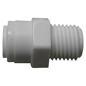 Watts PL-3005 Push Male Adapter, 1/4-Inch OD x 1/4-Inch MIP