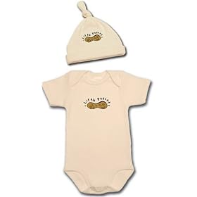 Little Monkey Peanut Baby Cotton Gift Set - Ivory Size 6 Months