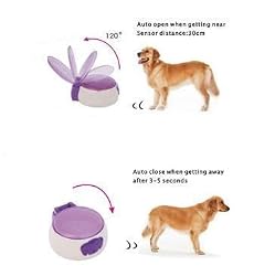 Automatic Open Feeder Auto Food Dish Pet Dog Bowl Cat