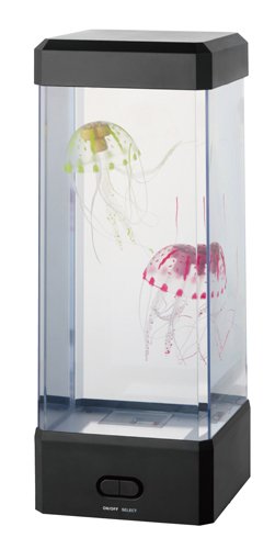 ファンタジーランプ クラゲ (アクアリウム) Lサイズ ブラック (ウォーターインテリア)