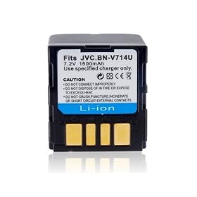 7.2V 1500mAh Lithium Battery for JVC Digital Camera (Black) + Worldwide free shiping