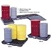 Justrite 28687 EcoPolyBlend Accumulation Centers Black Ramp for 2 Drum and Larger, 1000 lbs Capacity, 48" Width, 6.25" Height, 33" Depth