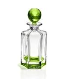 Review Macryl  / 22oz. Green Crystal Whiskey Decanter - Naples Collection - Bohemia Crystal - Made In Czech Republic