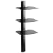 OmniMount TRIA Adjustable 3-Shelf Wall Component System with Cable Management