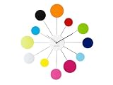 Karlsson Water Lily Steel Wall Clock, Multi Colour Kitchen & Housewares