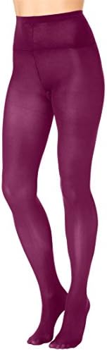 Comfort Choice Women's Plus Size 2 Pack Opaque Footed Tights
