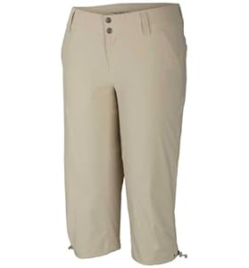 Columbia Sportswear Women's Plus-Size Saturday Trail II Knee Pant, Fossil, 24W