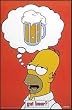 SIMPSONS GOT BEER 24X36 POSTER Framed