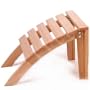 All Things Cedar AEO21 Adirondack Easyback with Ottoman Set (Partially Assembled)