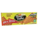 Health Valley Crackers, Rice Bran, 7.5-Ounce Boxes (Pack of 6)