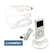 Brand New Apple iPod Nano 1st & 2nd Gen Mp3 Music Player Accessory Bundle Kit + 2-In-1 Hotsync & Charging USB Dock Cradle (White) + Rapid Car Charger with IC Chip By Bargaincell