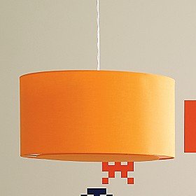 Kids Orange Hanging Lamp - Lamp (Orange) 20 x 20 x 10h