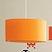Kids Orange Hanging Lamp - Lamp (Orange) 20 x 20 x 10h