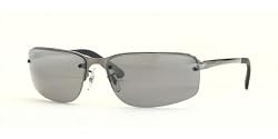 Rayban RB3239 004/82 GUNMETAL MIRROR POLARIZED SUNGLASSES 62MM