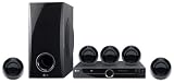 LG - HT304SU - Home Cinéma 5.1 - HDMI 1080p - Lecteur DVD / DivX / MP3 / CD / WMA / JPEG / USB - Tuner FM - 300 W