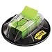 Post-it Flags Desk Grip Dispenser, 1 Inch Bright Green Arrow, 200 Flags per Pack