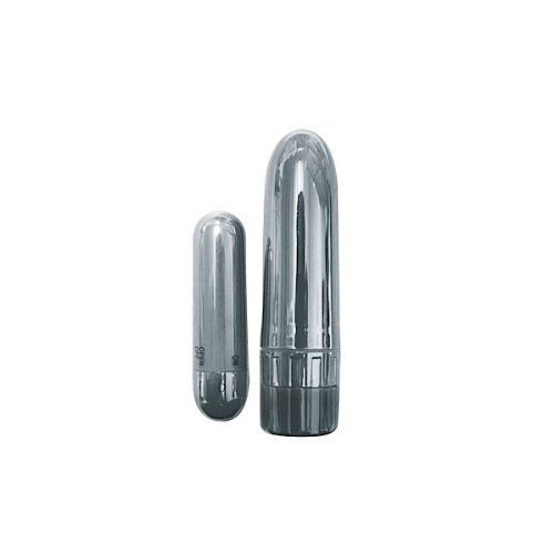 Nass-Walk Inc. Double Pleasure Vibe and Bullet, Silver
