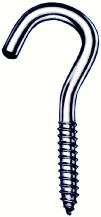 Hindley 44570 Stainless Steel Round Head Screw Lag Thread, 3-7/8"