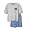 Ladies' Flannel Boxer Short PJ's Mastiff