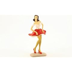 Mimi schwarzhaarig, mit wei�em Top, Modellauto, Fertigmodell, Motorhead 1:18